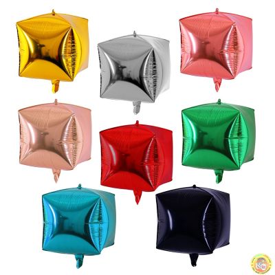 Балони "Куб" /фолио/, различни цветове