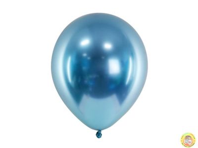Хром балони, сини, 33см - 10 бр./пак.