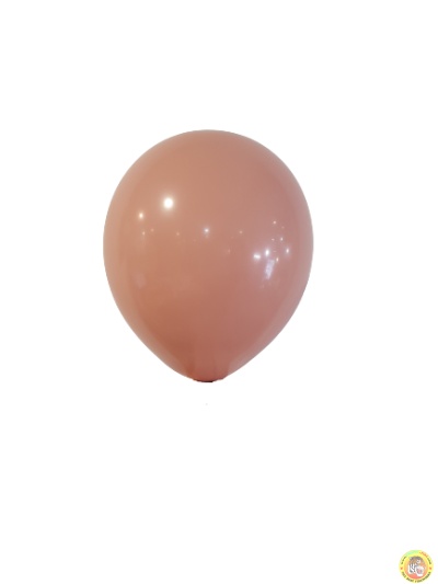 Малки кръгли балони пастел - антично розово, 12см, 100бр., А50  99