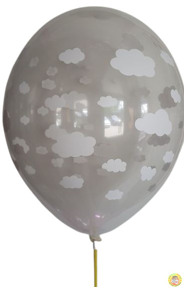 Балони пастел Облачета прозрачни - 40см, 10бр.