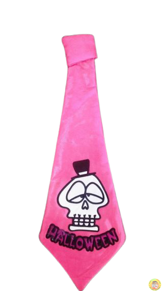 Вратовръзка за Хелоуин-розова