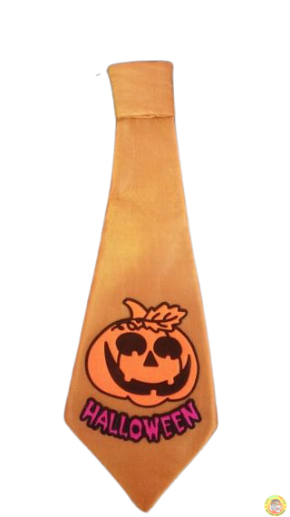 Вратовръзка за Хелоуин-оранжева 