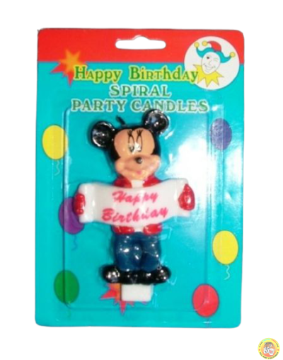 Свещичка за рожден ден Мики Маус