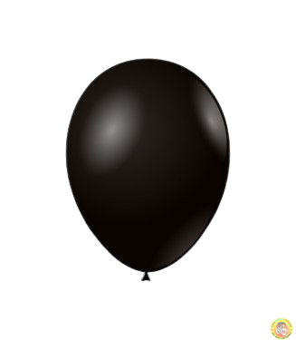 Балони пастел ROCCA - черно, 30см, G110 15, 1 брой