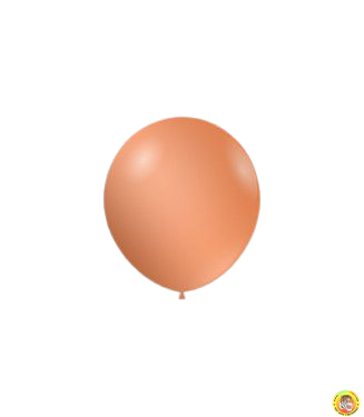 Малки кръгли балони металик - сьомга, 13см, 100бр., AM50 87