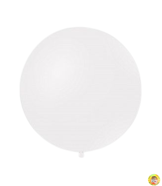 Балон латекс пастел, гигант - бял, 83см, 1бр., G200 10