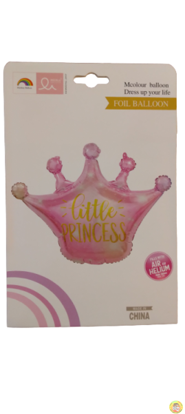 Балон фолио корона Little PRINCESS, розова