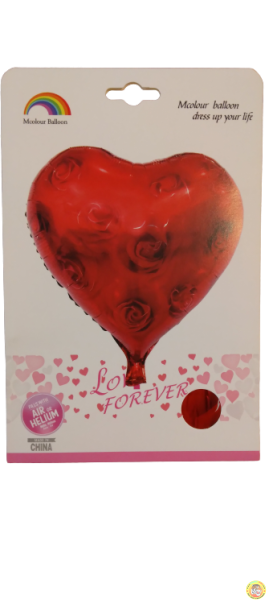 Балон фолио сърце с рози