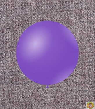 Балон латекс пастел, гигант ROCCA - Лавандула / Lavender, 83см, 1бр., G220 49