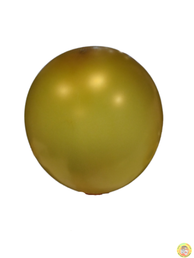Малки кръгли балони металик - шампанско, 13см, 100бр., AM50 85