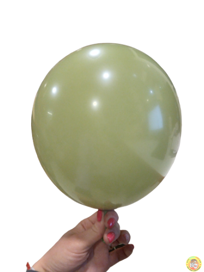 Балони пастел - маслинено зелено, 38см, 50 бр., G150  98